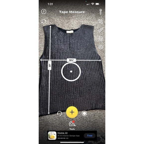 Elan The Raz Crewneck Goth Grunge Chunky Knit ‎  sleeveless Sweater M #7 - Picture 7 of 7